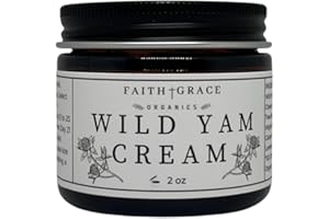Faith and Grace Organics Organic Enriched Wild Yam Cream, All Natural Made in the USA