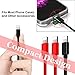 Charger Cable, 3Pack charger compatiable Phone(1.6FT 3FT 6FT)USB Syncing and Charging Cable Data Nylon Braided Cord Charger for PhoneX/8/8 Plus/7/7 Plus/6/6 Plus/6s/6s Plus (Red+Black+Red)