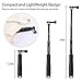Foretoo Selfie Stick for GoPro,19”Waterproof Hand Grip Adjustable Extension Monopod Pole for Gopro Hero 6 5 4 3+3 2 1 AKASO, Xiaomi Yi,SJCAM SJ4000 SJ5000 (with Wrist Strap and Screw) (19