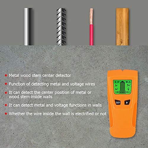 Jocestyle LCD Metal Wood Dector Studs Finder AC Voltage Wire Metal Detector Wall Scanner - Thumbnail 4