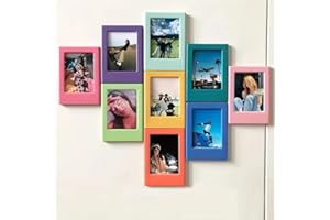Magnetic Picture Frame 10 Pack 2x3 Picture Frame Mini Picture Frames, Office, Home Decor