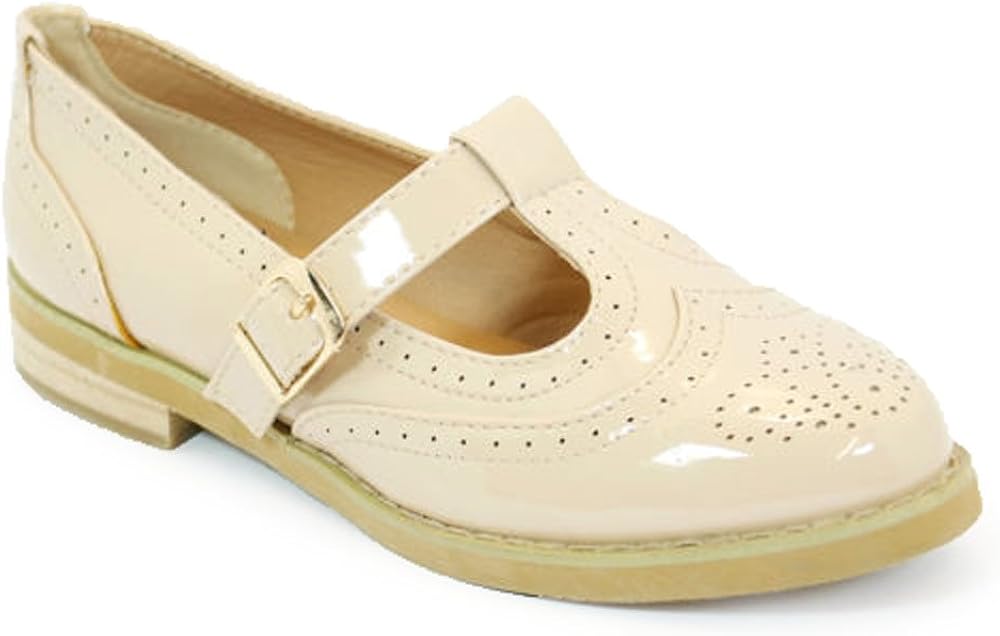t bar flat shoes ladies