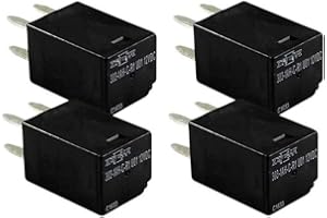 JESUNK 4 Pack Automotive Purpose Relays 303-1AH-C-R1-U01-12VDC for Polaris RZR Slingshot Ranger Sportsman Cooling Fan Relay