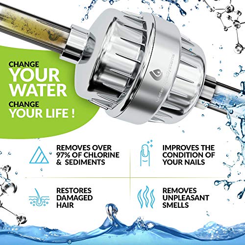 15 Stages Shower Water Filter with Silver layer remove Chlorine Lead