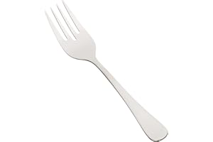 Winco 0026-06 12-Piece Elite Salad Fork Set, 18-0 Stainless Steel
