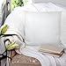 Utopia Bedding Microfiber Square Pillow (Standard 18x18, WHITE), 2 Pack