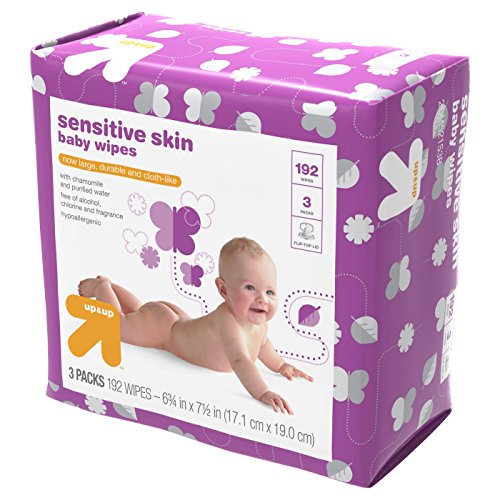 up and up sensitive skin baby wipes