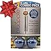 Bluapple Produce Saver Ethylene Gas Absorber 1 Year Combo Pack with Activated Carbon - 2 Bluapples + 8 Packets (13 grams each) Vegetable & Fruit Freshness Extender, Produce Storage, BPA-Free, USA-Made