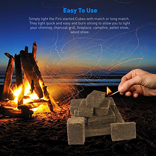 Easygo Product Eco Cubes Fire Starter Squares Great Lighter