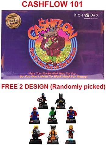 101 Cashflow Board Game &amp; Free Super Heroes Mini Action Figure + FREE Express Shipping