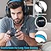 Kootop Stereo Gaming Headset for Xbox one ,PS4 PC, Noise Cancelling Over Ear Headphones with Mic,Soft Earmuffs ,Bass Surround ,LED Light ,for Laptop Tablet Phone(Black&Blue)thumb 4