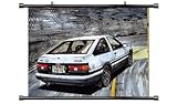 Initial D Anime Fabric Wall Scroll Poster (32 x 24) Inches.[WP]-Init-8 (L)