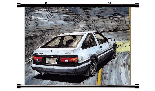 Initial D Anime Fabric Wall Scroll Poster (32 x 24) Inches.[WP]-Init-8 (L)