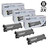LD © Compatible Replacements for Brother TN660 3PK HY Black Laser Toner Cartridges for Brother DCP L2520DW, L2540DW, HL L2300D, L2320D, 2340DW, L2360DW, L2380DW, & MFC L2700DW, L2707DW, L2720DW, L2740DW