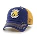 NBA Golden State Warriors Taylor Closer Hat, One Size Stretch, Gold