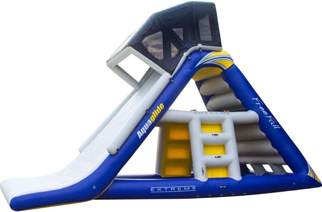 Aquaglide Freefall Supreme Inflatable Floating Waterslide