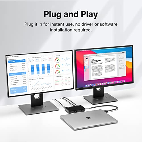 MacBook Pro Docking Station with 100W Power Adapter, iVANKY VCD05 12in