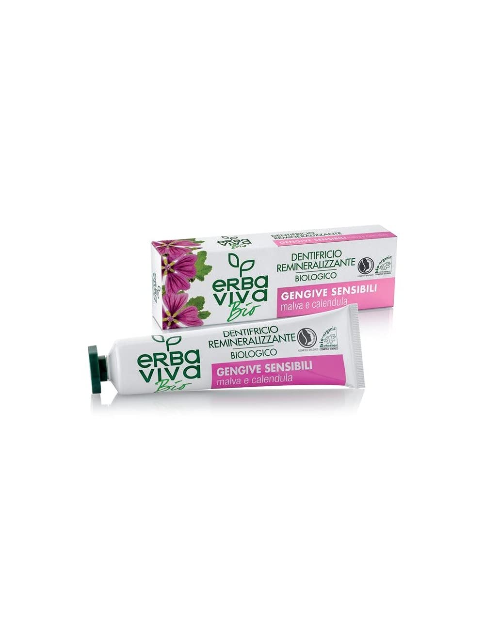 Erba Viva Bio Organic Toothpaste with malva and calendula 75 ml