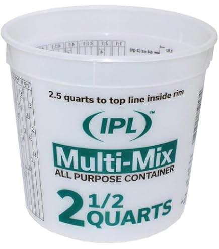 Amazon.com: Encore Plastics LS61086 2.5 Quart Mix' N Measure