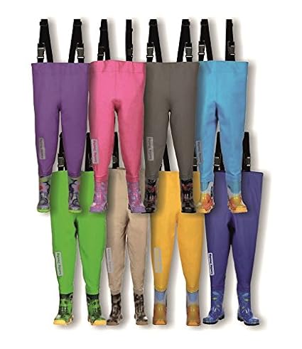 Lucky Ducky Kinder Wathose Kinderwathose Pro- Verstellbare Taille 9 Modelle Separator Harness, Matschhose