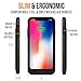 iPhone X/XS Battery Case, Alpatronix BX10 5.8-inch 4000mAh Slim Rechargeable Extended Protective Portable External Backup Charger Case Charging Cover for iPhone X, XS Juice Bank Power Pack - Black