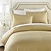 HC COLLECTION Duvet Cover - Beige King Size Duvet Cover - 3 Piece Soft Breathable Microfiber Duvet Cover Set with Zipper Closure & 2 Pillow Shams