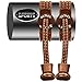 AKTIVX SPORTS LACES - No Tie Shoelaces that Lock - Replacement Elastic Shoelaces, Athletic Laces for Running Gear Accessories, Mens Womens or Kids Shoes, Fitness Exercise Equipment (Brown)