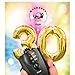 Giant 30th Gold Number Mylar Balloons for Birthday Party 40 inch 3 and 0 Balloon Decorations Dirty 30 with Alcohol Breathalyzer