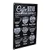 66Retro Coffee Menu Know Your Coffee, Metal Tin Sign, Wall Decorative Sign, Size 8