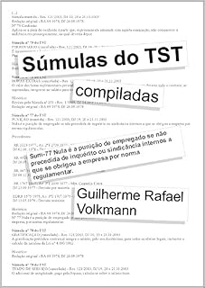 Livro Súmulas do TST: compiladas