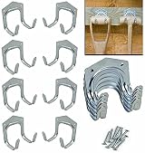 raxter 12 Pack Heavy-Duty Garage Hooks Wall Mounted Tool Hanger Organizer Set view 2