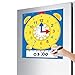 SpriteGru Magnetic Erasable Demonstration Learning Clock with Bonus Marker (24-Hour System Included)