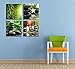 YPY Paintings Bamboo Green Pictures with SPA Zen Stone Candles Flower Print on Canvas Wall Art for Home Décor Bathroom Living Room Bedroom 12inchx12inchx4pcs