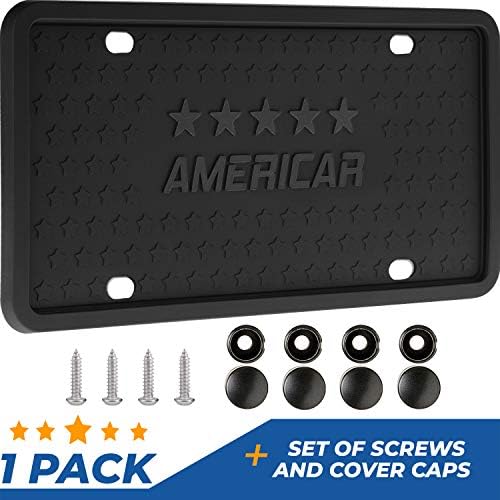 AMERICAR License Plate Frame 1 Pack Kit
