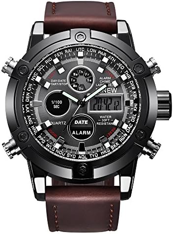 Watches for Men, Apacy Men’s Military Steel Military Date Quartz Analog Army Boys Sports Classic Casual Dress Wrist Watches
