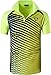 jeansian Men's 3 Packs Ourdoor Sport Quick Dry Polo T-Shirt Tee Tshirt Golf Tennis Bowling Fit LSL195