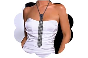 Bmirth Pearls Neck Tie Handmade Weaving Shirt Necklace Neck Tie Black Pearls Tie Necklace for Women