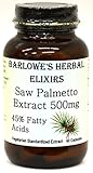 Saw Palmetto Extract - 45% Fatty Acids - 60 500mg VegiCaps - Stearate Free, Bottled in Glass! FREE SHIPPING on orders over $49!