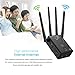 VICTONY 1200Mbps  Wireless WiFi Repeater with External Antennas WiFi Range Range Extender for 2.4G and 5G Frequency WiFi Extneder Dual Band With 4 External Antennas WiFi Signal Booster