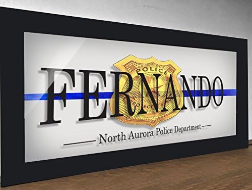 Memorial Day Gifts - Thin Blue Line - Personalized Gifts - Police Graduation Gifts - Police Officer - Police Wife - Police Gifts - Police Officer Gifts - Police Sign - Police Retirement Gifts