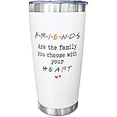 SOL VIBES Friendship Gifts for Women Friends, 20 oz Stainless Steel Tumbler, Birthday, Christmas, Friendship Day Gifts for Friend, Bestie, BFF, Coworker, Woman, Female