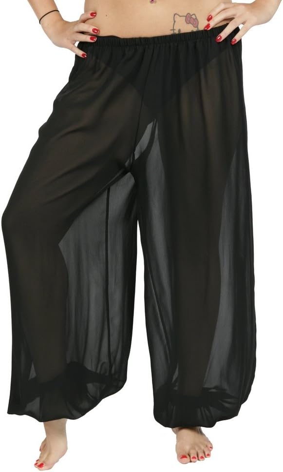 Belly Dance Chiffon Harem Pants | Sheer Shadow
