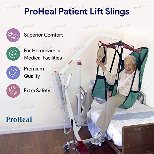 image for ProHeal Universal Full Body Mesh Lift Sling, Large, 55