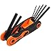 KSEIBI 201760 8-Piece Folding Allen Hex Key Wrench Set, SAE Size