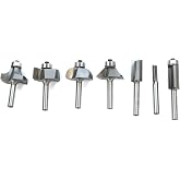 Whiteside 402 Basic 7 Piece Router Bit Set (1/4 Inch Shank): Includes 1801, 1900, 2003, 2302, 1013, 1026, 2402