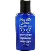 Two Old Goats Essential Oil Lotion, 2 oz | Travel Size &bull; 6 Essential Oils &bull; Fast-Absorbing &bull; Non-Greasy &bull; Alcohol-Free &bull; No Added Dyes or Perfumes