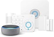 Ring Alarm 5 Piece Kit + Echo Dot (3rd Gen), Works with Alexa