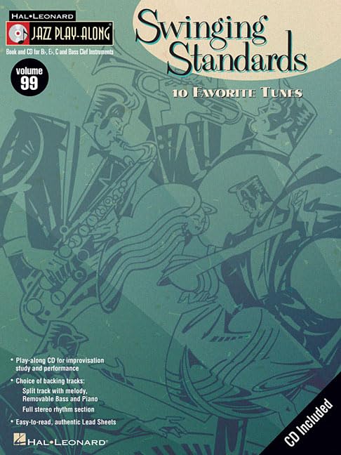 Swinging Standards: 10 Favorite Tunes (Hal Leonard Jazz Play-Along)
