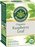 Traditional Medicinals Organic Raspberry Leaf Tea, 16 Tea Bags (Pack of 6)