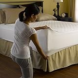 RESTFUL NIGHTS EGYPTIAN COTTON MATTRESS PAD FULL WITH FREE PURCHASECORNER EYE-MASK